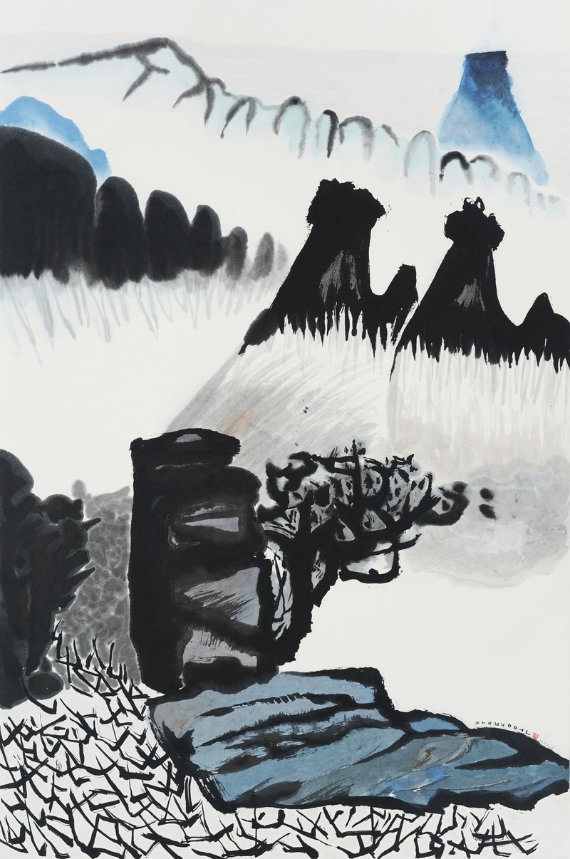 Jang Byeong Eun · Eastbrush · 张炳彥 · Landscape_in_Mind ·  ink_and_light_color_on_paper · 1050mm_x_700mm · 2026